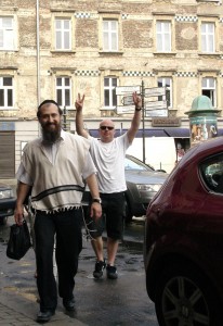 Paweł Bramson i Michał Tkaczyński reżyser filmu Księżyc to Żyd