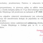 Harmonogram wywozu odpadów