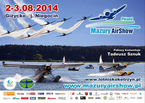 plakat Mazury AirShow 2014