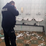 KPP Gołdap-zniszczone sanitariaty (2)