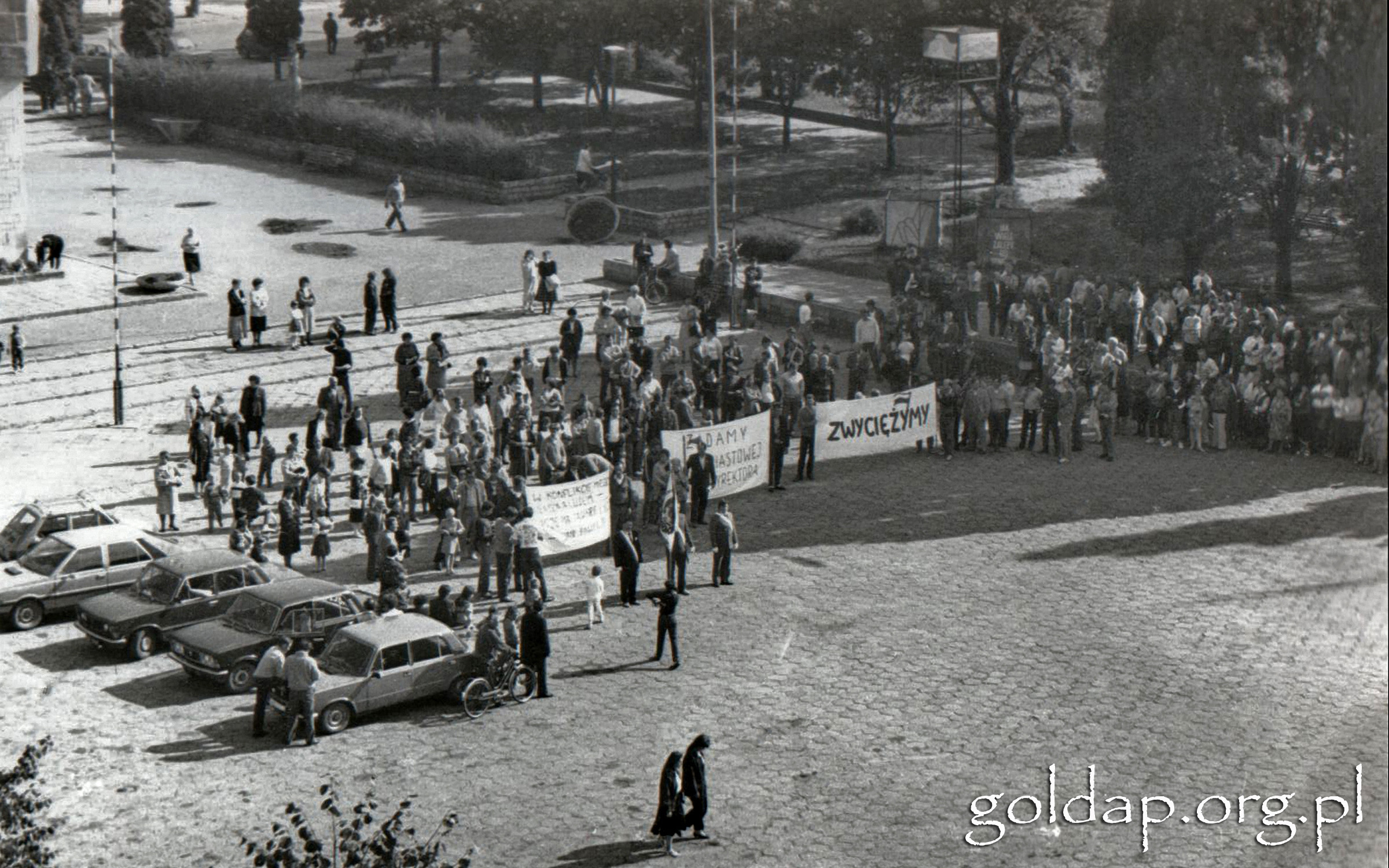 Gołdap plac 1989