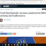 Inni napisali: sprawa zawieszenia MRG bardziej skomplikowana