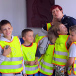 Maluchy z wizytą u gołdapskich policjantów