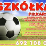 Szkółka piłkarska ogłasza nabór