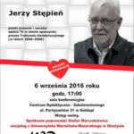 We wtorek spotkanie z Jerzym Stępniem