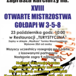 XVIII Otwarte Mistrzostwa Gołdapi w 3-5-8 XVIII Otwarte Mistrzostwa Gołdapi w 3-5-8