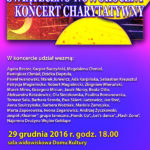 Zapraszamy na kolejna edycję Świąteczno-Noworocznego Koncertu Charytatywnego Zapraszamy na kolejna edycję Świąteczno-Noworocznego Koncertu Charytatywnego