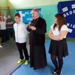 Wizyta księdza biskupa w Zespole Szkół w Grabowie