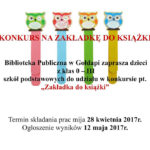 Konkurs na zakładkę do książki