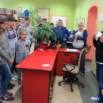 Zwiedzali bibliotekę