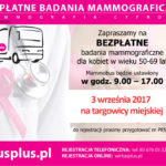 BEZPŁATNE badania mammograficzne dla kobiet w wieku 50-69 lat BEZPŁATNE badania mammograficzne dla kobiet w wieku 50-69 lat