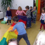 Na chwilę przeobraziliśmy się w lokomotywę z wagonikami