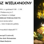 Zapraszają na Kiermasz Wielkanocny