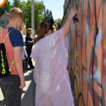 Malowali graffiti z okazji Światowego Dnia bez Papierosa