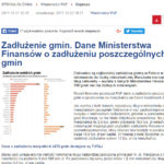 Zadłużenie gmin w Polsce – jak się sytuują w tym zestawieniu gminy powiatu gołdapskiego?