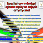 Dom Kultury zaprasza na zajęcia artystyczne