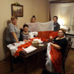 Flagi i piosenki patriotyczne przekazaliśmy gołdapianom