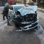 Zderzenie mercedesa z autobusem Zderzenie mercedesa z autobusem