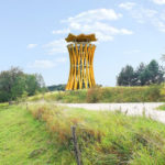 Dwie wieże w Parku Krajobrazowym Puszczy Rominckiej