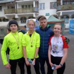 Zawodnicy powiatu gołdapskiego na czwartkowych biegach w Węgorzewie