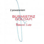 Pismo burmistrza w sprawie dyrekcji Domu Kultury