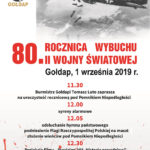 Obchody 80. rocznicy wybuchu II wojny światowej