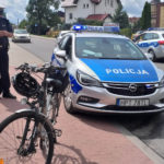Rowerzysta w szpitalu