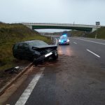Ocalił sarny, ale samochodu już nie zdołał Ocalił sarny, ale samochodu już nie zdołał