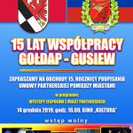 Zapraszają na koncert z okazji 15-lecia współpracy Gołdapi zGusiewem