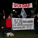 Zebranych pod Sądem w Olecku obywateli łączyła świadomość zagrożeń