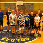 Siatkarze UKS „Trójki” Gołdap podczas ferii skrupulatnie trenowali