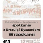 Zapraszają na kolejne spotkanie z cyklu „Śladami historii” Zapraszają na kolejne spotkanie z cyklu „Śladami historii”