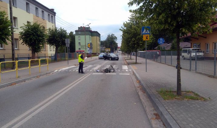 Samochód potrącił rowerzystę Gołdap