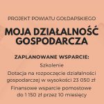 Nabór do projektu dotacyjnego „Moja działalność gospodarcza”