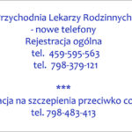 Nowe telefony Przychodni Lekarzy Rodzinnych