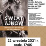 „Świat Ajnów” – dziś otwarcie wystawy
