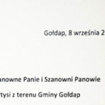 Dowożenie dzieci z wiosek. Pismo do sołtysów