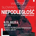 Biblioteka Publiczna zaprasza na wieczór słowno-muzyczny