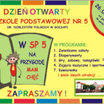 Szkoła Podstawowa nr 5 zaprasza na „dzień otwarty”