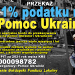 1% podatku na pomoc Ukrainie i Ukraińcom