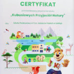 Szkoła Podstawowa nr 5 w Gołdapi uhonorowana certyfikatem „Kubusiowych Przyjaciół Natury”