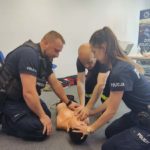 Szkolenie policjantów z zakresu pierwszej pomocy przedmedycznej