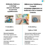 Zapraszają na warsztaty dla dorosłych