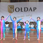 Pokaz taneczny podczas XX-lecia Akademii Piłkarskiej „ROMINTA” Gołdap
