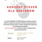 Zapraszają na koncert życzeń dla seniorów