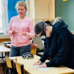 Uczniowie mogli doświadczyć nietypowych wrażeń