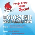Zapraszamy na Akcję Poboru Krwi