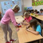 Zajęcia literacko-artystyczne w bibliotece Szkoły Podstawowej nr 3