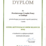 Nagroda dla Powiatowego Urzędu pracy w Gołdapi
