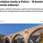 Inni napisali. „Najpiękniejsze mosty w Polsce”